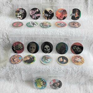 22 Various 1990's Vintage POG's Inc. The Power Rangers in Excellent Condition!!